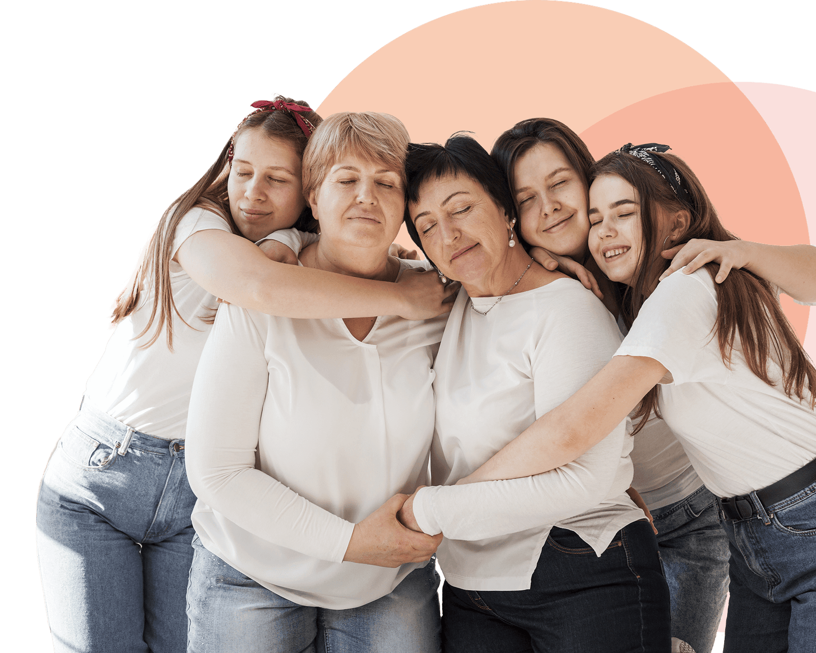 Women supporting each other